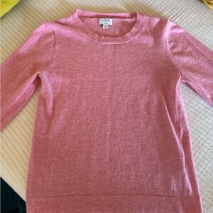 J. Crew Soft Rose Crew Neck Sweater